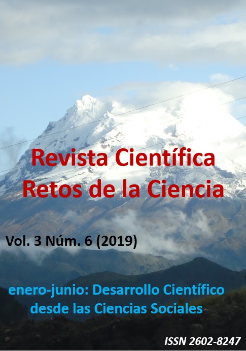 					Ver Vol. 3 Núm. 6 (2019): enero-junio: Desarrollo Científico desde las Ciencias Sociales
				
